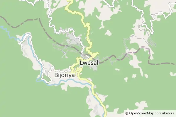 Mapa Kausani