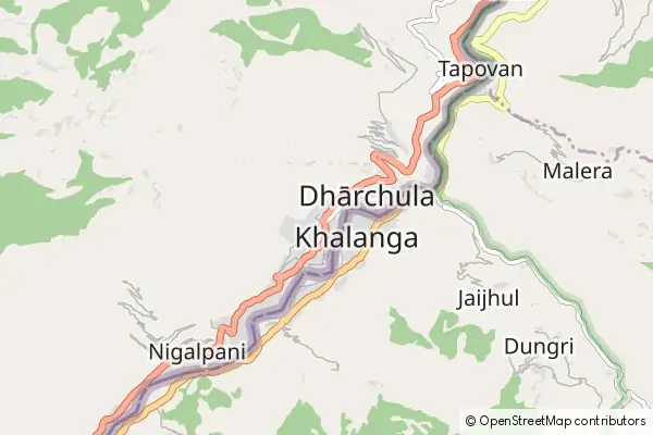 Mapa Dharchula