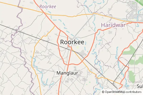 Mapa Roorkee