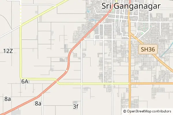 Mapa Sri Ganganagar