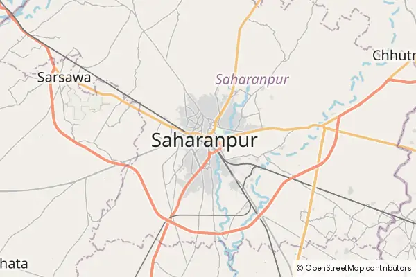 Mapa Saharanpur