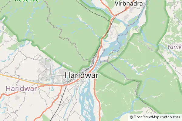 Mapa Haridwar