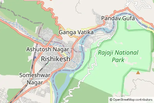 Mapa Rishikesh