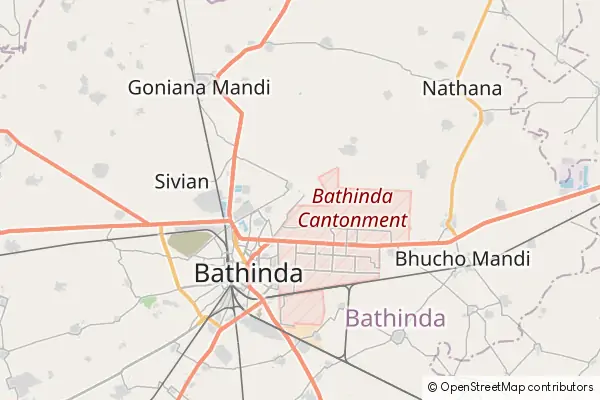 Mapa Bathinda