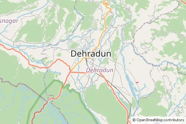 Mapa Dehradun