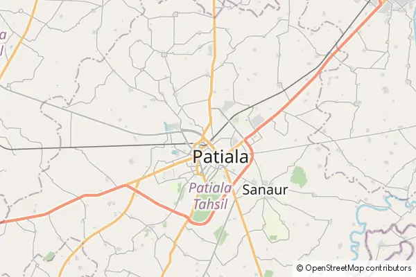 Mapa Patiala