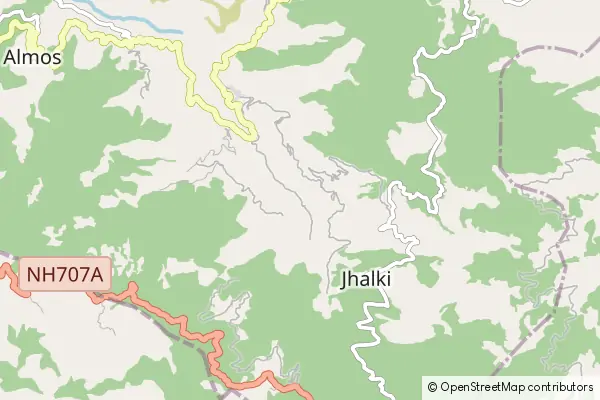 Mapa Dhānaulti