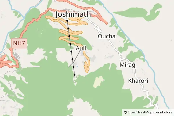 Mapa Auli