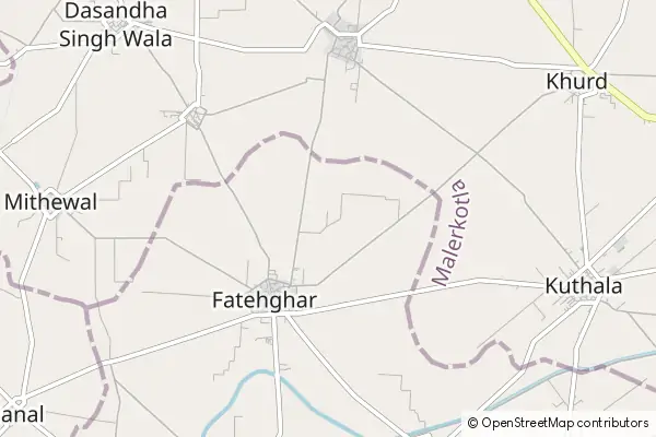 Mapa Fatehgarh