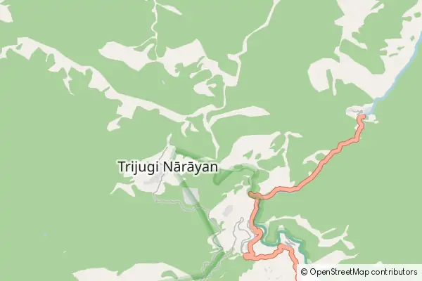 Mapa Triyuginarayan