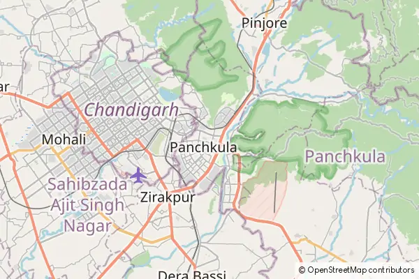 Mapa Panchkula