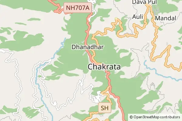 Mapa Chakrata