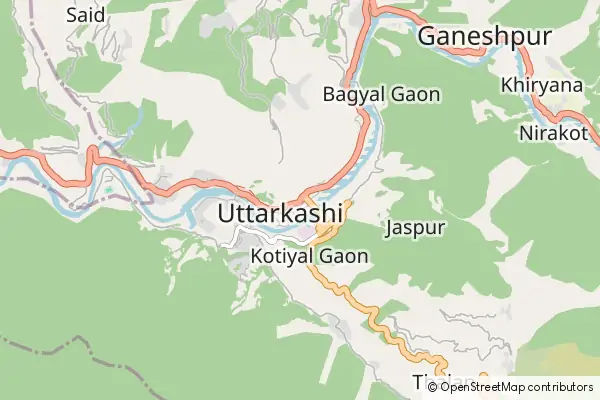 Mapa Uttarkashi