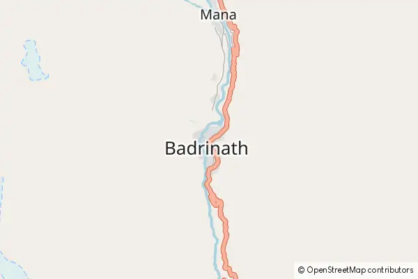 Mapa Badrinath