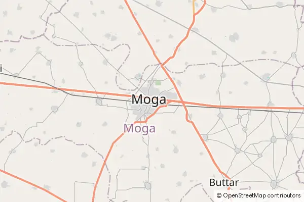 Mapa Moga