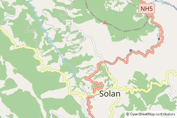 Mapa Solan Tehsil