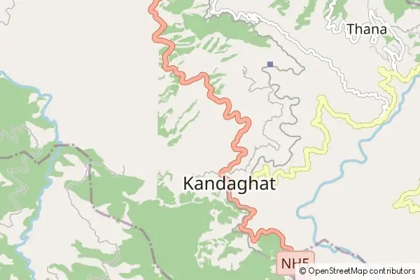 Mapa Kandaghat Tehsil