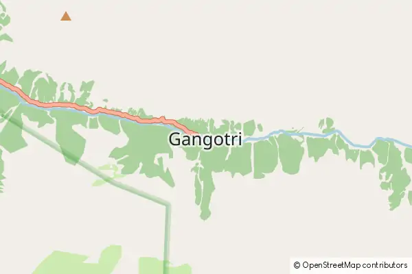 Mapa Gangotri