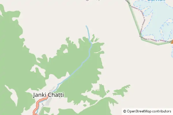 Mapa Yamunotri