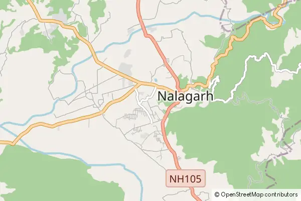 Mapa Nalagarh Tehsil