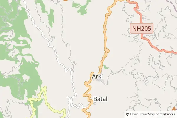 Mapa Arki Tehsil