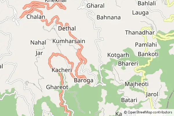 Mapa Kotgarh