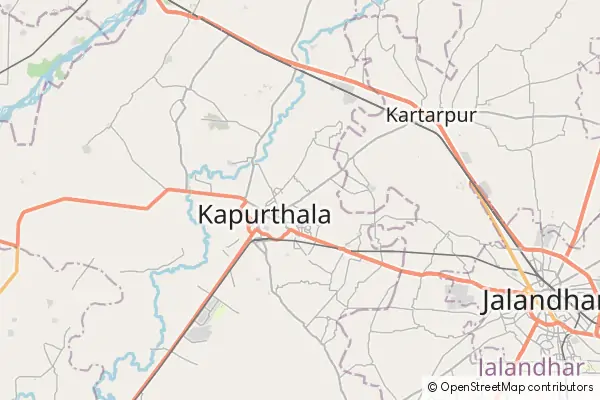 Mapa Kapurthala