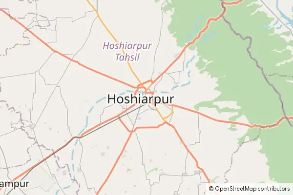 Mapa Hoshiarpur