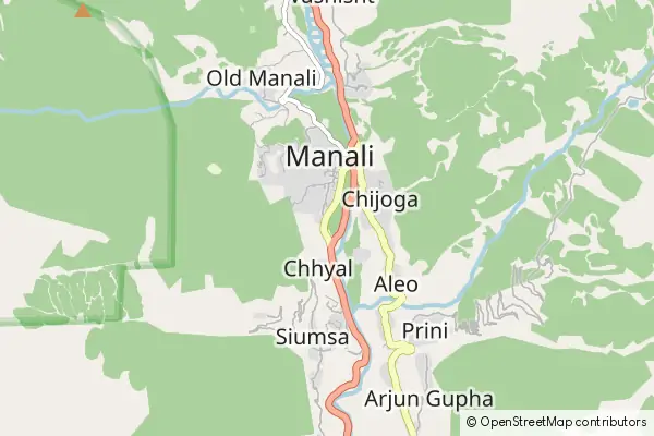 Mapa Manali