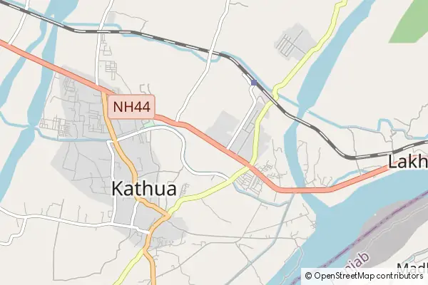 Mapa Kathua