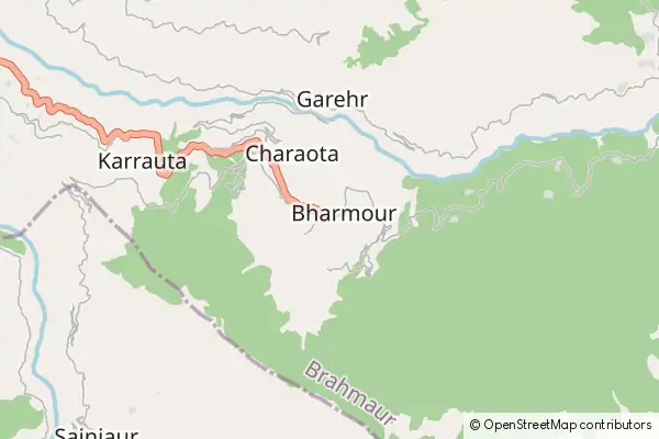 Mapa Bharmour