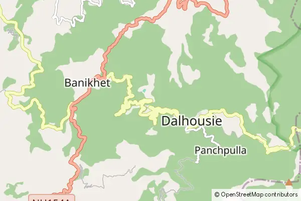 Mapa Dalhousie