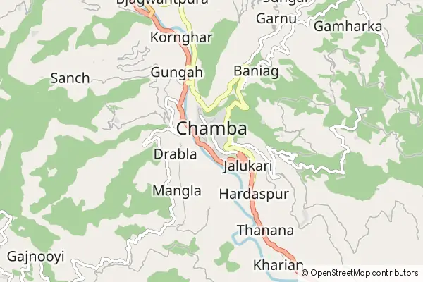 Mapa Chamba