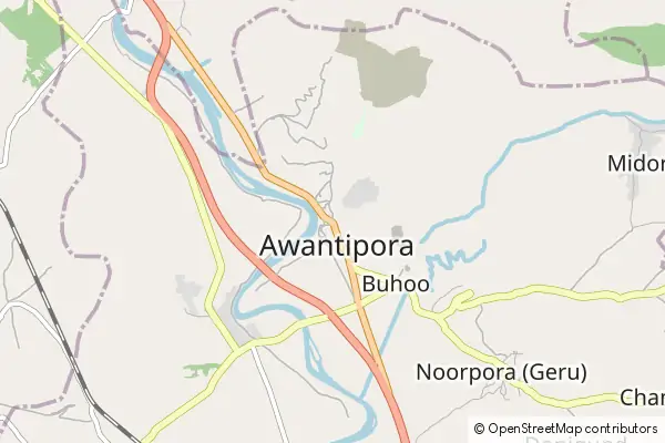 Mapa Awantipora