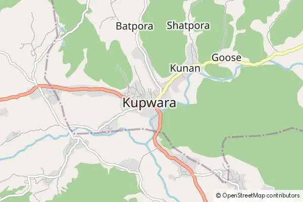 Mapa Kupwara