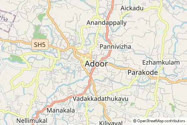 Mapa Adoor