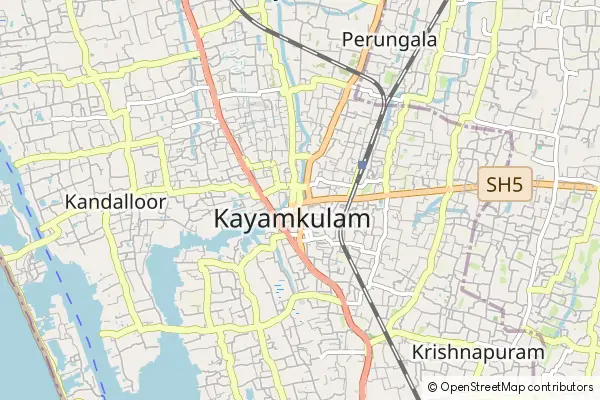 Mapa Kayamkulam