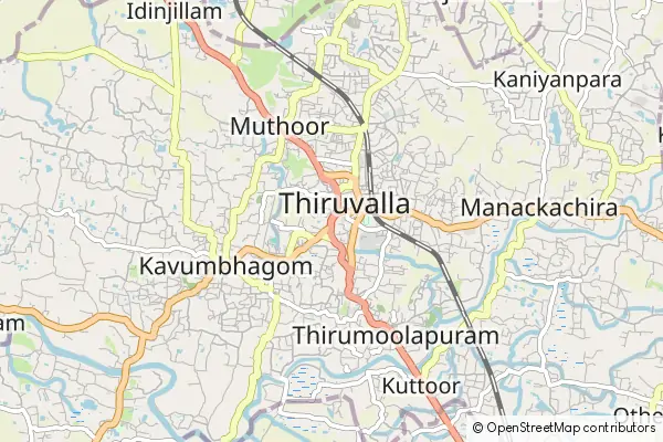 Mapa Thiruvalla