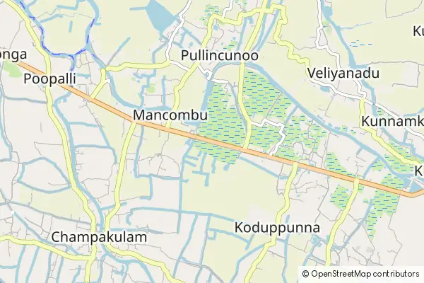 Mapa Kuttanad