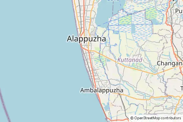 Mapa Alappuzha