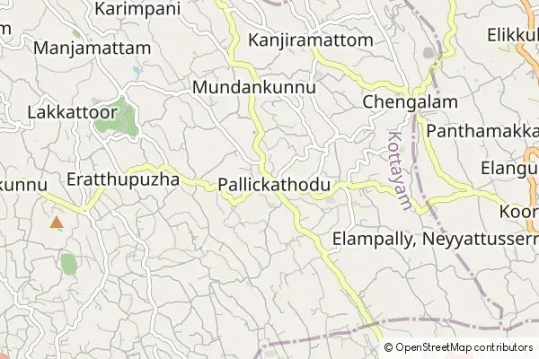 Mapa Pallickathodu