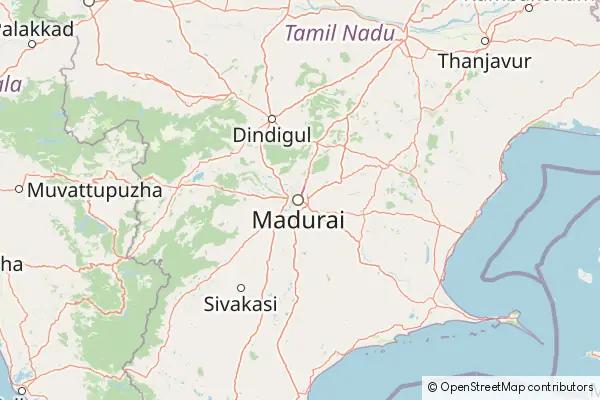 Mapa Maduraj