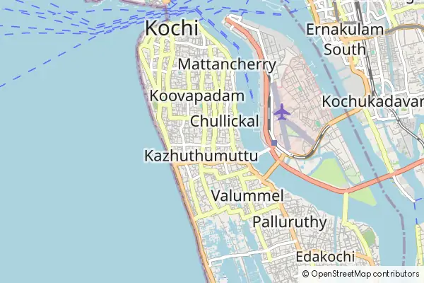 Mapa Kochi (Cochin)