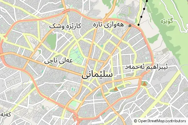 Mapa Sulaymaniyah