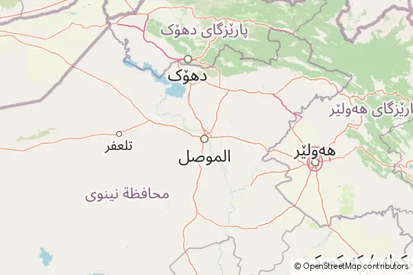 Mapa Mosul