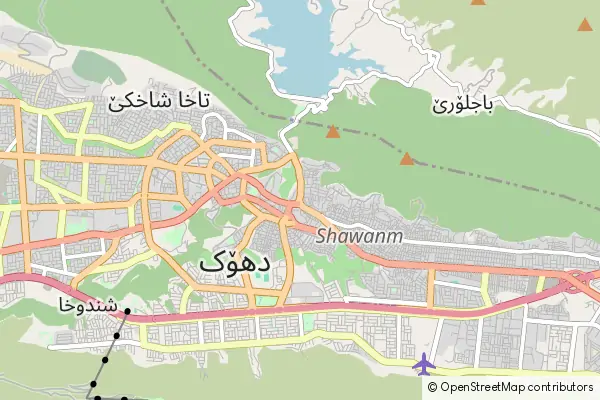 Mapa Duhok