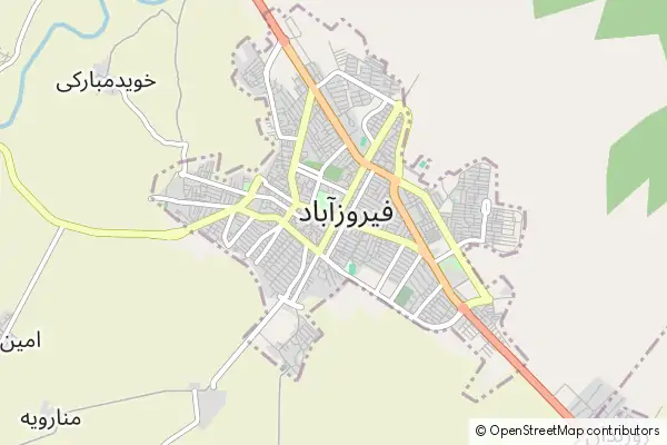 Mapa Firuzabad