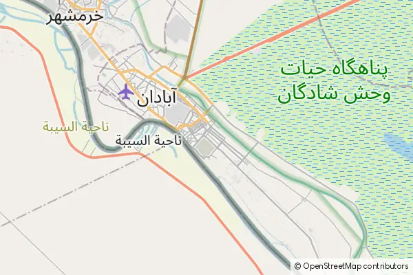 Mapa Abadan