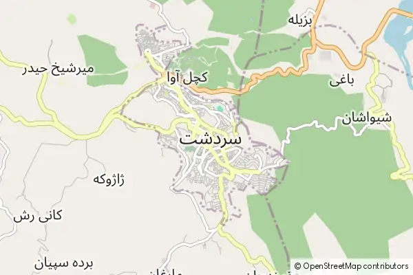 Mapa Sardasht