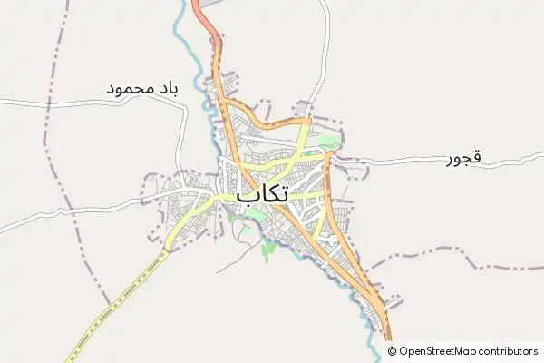 Mapa Takab